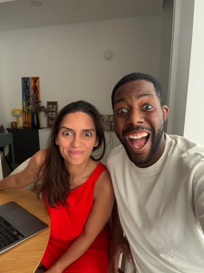 Catarina Inácio e Raffik Baldé